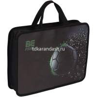 Папка с ручками 26х33х10см "Football Champion" пластик 0,48мм 210378 от магазина "Карандаш"