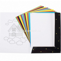 Набор картона цветного А4 18л 9цв+8цв.бумаги "Мы-утята!" мелованный односторонний 079824 от магазина "Карандаш"