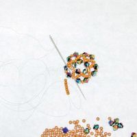 Иглы для бисероплетения с нитковдевателем 5,4см, d-0,46мм 6шт. NC-207 от магазина "Карандаш"