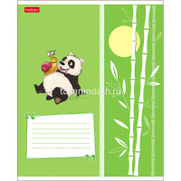 Тетрадь А5 24л линия "Приключения маленькой панды" на скобе 5 дизайнов 24Т5В2/057216 от магазина "Карандаш"