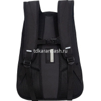 Рюкзак 31х43х20см, 790гр, 3 отделения, 4 кармана, черный/серый RU-531-1/1 от магазина "Карандаш"