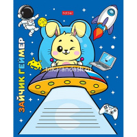 Тетрадь А5 12л клетка "Animals in space" на скобе 5 дизайнов 12Т5В1/086148 от магазина "Карандаш"