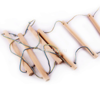 Лестница веревочная 30х150см с деревянными перекладинами 4607155185970 от магазина "Карандаш"