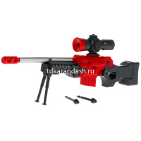 Трансформер "Робот-Оружие" 20х8х3см с мишенью, пластик ZY1172306-R от магазина "Карандаш"