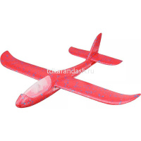 Самолет-планер 48см 4 цвета, пенопласт (свет) XJ2382 от магазина "Карандаш"