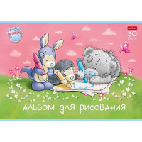Альбом для рисования А4 30л "MeToYou" на скобе 5 дизайнов 068370 от магазина "Карандаш"