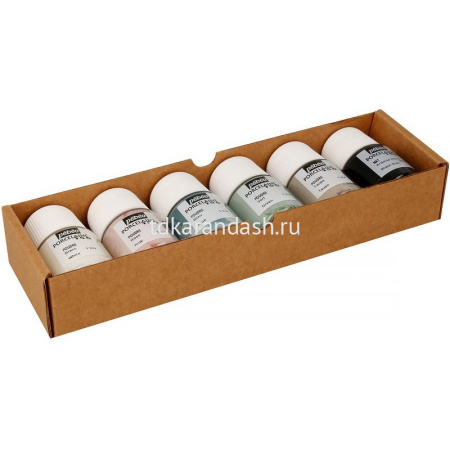 Краски по фарфору и керамике под обжиг 6 цветов 20мл матовые №3 Porcelaine 150 "Открытие" 756473 от магазина "Карандаш"