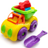 Набор д/песка "Баловень" (машинка, 3 формочки, лопатка) 82035