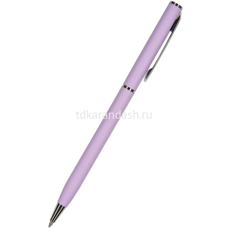Ручка шариковая "Palermo" 0,7мм синяя, автомат, корпус сиреневый, металл 20-0250/10