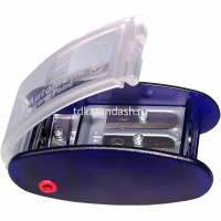 Точилка 2 отв. "Automatic Long Point" 75х35х30мм пластик, с автостопом, синяя K-AS2M/1053121 от магазина "Карандаш"