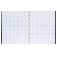 Тетрадь А5 80л клетка "Canvas. Синяя" на спирали пластиковая обложка 081639 от магазина "Карандаш"