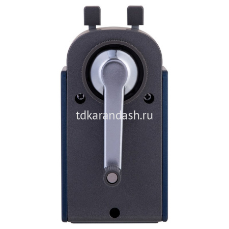 Точилка механическая 2 отв. 83х68х134мм + ручная металл, 2 цвета ER10234 от магазина "Карандаш"