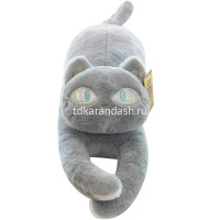 Игрушка-подушка "Кот Батон" 90см серый BW2568 от магазина "Карандаш"