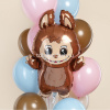 Шар воздушный 66см(26") Фигура "Плюшевый эльф коричневый" фольга 2507-ABRCV от магазина "Карандаш"