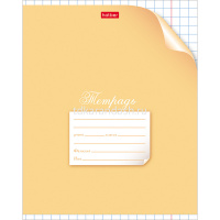 Тетрадь А5 12л крупная клетка "С уголком" на скобе 12Т5В8/053402 от магазина "Карандаш"