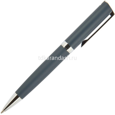 Ручка шариковая "Milano" 1мм синяя, автомат, синий металлический корпус 20-0226