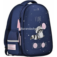 Рюкзак "Lollipop. Енотик" 30х38х20см, 1000гр, 2 отделения, 2 кармана, синий 12-001-169/02 от магазина "Карандаш"
