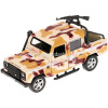 Машина "Land Rover Defender 110 Pick-up" хаки, инерционная, металл 12см (открывающиеся двери) от магазина "Карандаш"