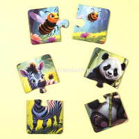 Пазлы 38 эл. "2 В 1. Чей малыш?" 20х30см в рамке ИнПР_33015/089560 от магазина "Карандаш"