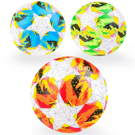 Мяч футбольный PU 320гр. 3 цвета S-02-049 от магазина "Карандаш"