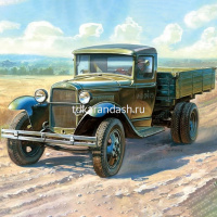 Набор "Советский армейский грузовик Полуторка (ГАЗ-АА)" 15,5см 139 деталей 3602ПН от магазина "Карандаш"