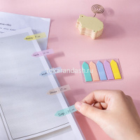 Клейкая закладка пластиковая 12х43мм 5 цветов по 20л (100л) 5 стрелок EA11902 от магазина "Карандаш"