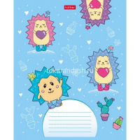 Тетрадь А5 12л линия "Очаровашки" на скобе 5 дизайнов 12Т5В2/062631 от магазина "Карандаш"