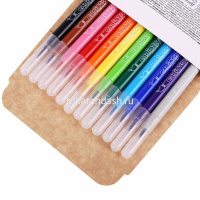 Фломастеры-кисть 12 цветов "Acquarell" картонная упаковка 42747 от магазина "Карандаш"