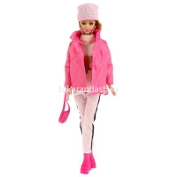 Кукла "София беременная" 29см в зимней одежде, с аксессуарами (подвижная) 66001B1-W5-S-BB от магазина "Карандаш"