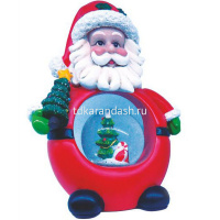 Статуэтка шар "Дед Мороз,Снеговик" 14х4,5см (свет) Y2985-15 от магазина "Карандаш"