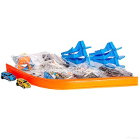 Автотрэк "Pull Back Railcar" 42х33х7см 54 детали, 2 мащинки, 2 кольца (свет, звук) 2000253/652-M1 от магазина "Карандаш"