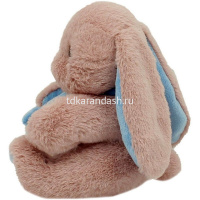 Заяц 18см пудровый/голубой AT365321 от магазина "Карандаш"