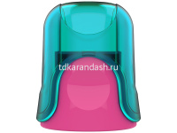 Точилка 2 отв. "U-touch" с контейнером, пластик, цвет ассорти ER01100 от магазина "Карандаш"