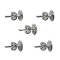 Швензы "Гвоздики" 10шт. №02 12мм под никель DC-072/10 от магазина "Карандаш"