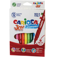 Фломастеры 12 цветов "Joy" с вентилируемым колпачком картон 40614 от магазина "Карандаш"