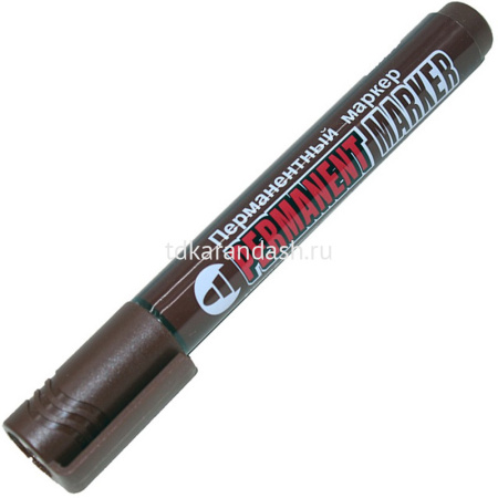 Маркер перманентный "Hive" коричневый, пулевидный наконечник, толщина линии 3мм HVP-800