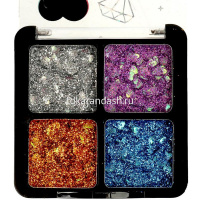 Тени для век "Tik Tok Girl" с блестками, в блистере YS98094-TTG от магазина "Карандаш"