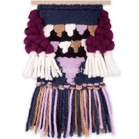 Набор для ткачества "Гобелен. Черная жемчужина" (шерсть, пряжа, держатель, схема) WL-0151 от магазина "Карандаш"