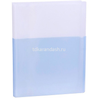 Папка 40 вкладышей А4 с карманом, полипропилен, синий 5076BLUE от магазина "Карандаш"