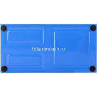 Подставка-органайзер 18x8x9см 3 отделения, сетчатая, металл, 3 цвета 9154 от магазина "Карандаш"