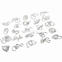 Головоломка металлическая 5х5см 24 вида EPP28 от магазина "Карандаш"