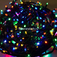 Эл/гирлянда Сетка 320 цветных диодов d-0,5см 1,6*2м, черный провод, 8 режимов Y2928-15 от магазина "Карандаш"