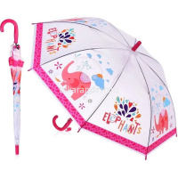 Зонт детский 65см (д.77см) 4 вида, автомат, со свистком 2YS914-07 от магазина "Карандаш"