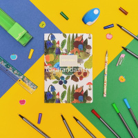 Тетрадь А5 40л клетка "Гномы" прошитый блок матовая ламинация 7-40-112 от магазина "Карандаш"