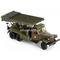 Модель "Гвардейский реак миномёт БМ-13 Катюша" 21см 332 детали 3521 от магазина "Карандаш"