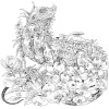 Раскраска-скетчбук "Волшебный мир Кэна Мацуды. Мир поразительных существ" 96стр. 978-5-00141-414-8 от магазина "Карандаш"