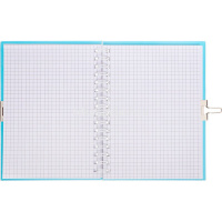 Блокнот 110х150мм 48л "Аниме" с замочком, клетка, на спирали, 4 дизайна M-9278 от магазина "Карандаш"