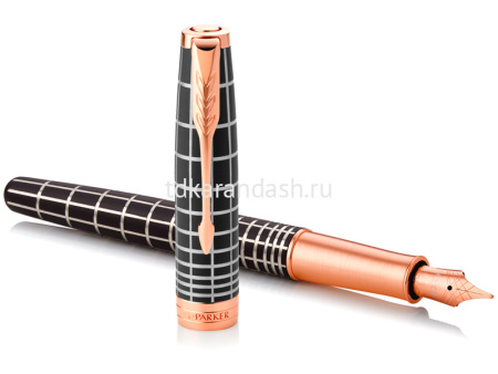 Ручка РП "Parker Sonnet Brown Rubber GT" F в подар.уп. 1931480 от магазина "Карандаш"