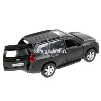 Машина "Toyota Prado" черная матовая, инерционная, металл 12см (открывающиеся двери) PRADO-BE от магазина "Карандаш"