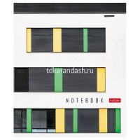 Тетрадь А5 96л клетка "Окна" на скобе, матовая ламинация 5 дизайнов 090341 от магазина "Карандаш"